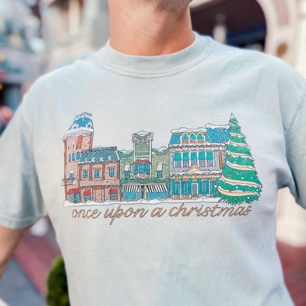 Disney Inspired Walt Disney World / Disneyland Main Street Christmas Shirt